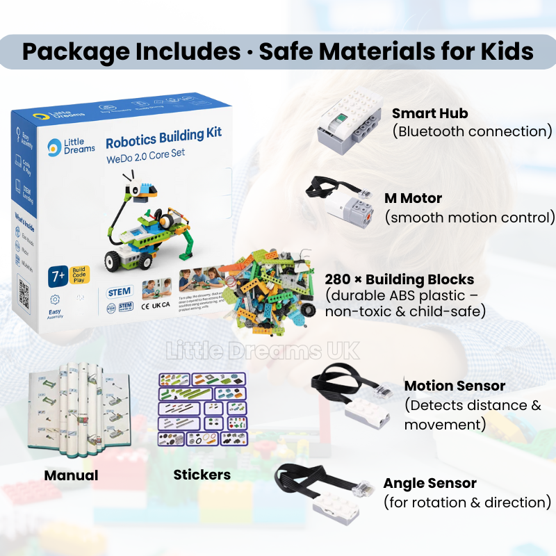 STEM Robotics Kit for Kids – Build Your Own Intelligent Robot