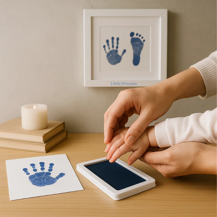 Baby Handprint Kit | Safe, Non-Toxic Ink for Lasting Memories & Unique Keepsakes for Parents and Grandparents
