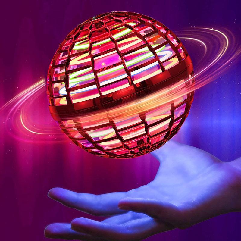 Flying Ball Spinner Toy | LED Mini Drone with Hand Movement Control for Indoor and Outdoor Play