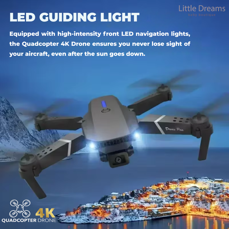 Mini Drone with 4K Camera | Easy Controls, Long Battery Life & Ideal for Kids' Aerial Adventures