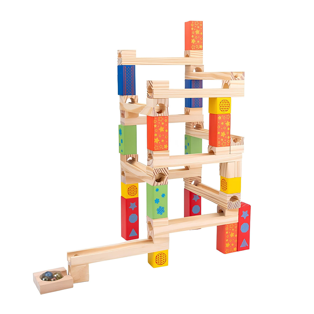 Wooden Marble Run Construction Set | Educational, Durable & Creative Toy for Children Aged 3+