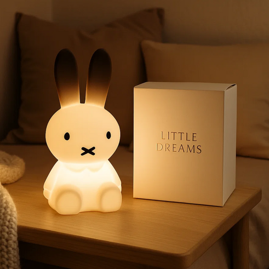 Miffy Bunny Lamp - Soft White Rabbit Night Light for Kids and Toddlers