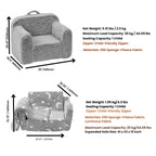 Play Couch Grand | Soft Play Couch for Kids, Light Pink Possum Couch for Comfort