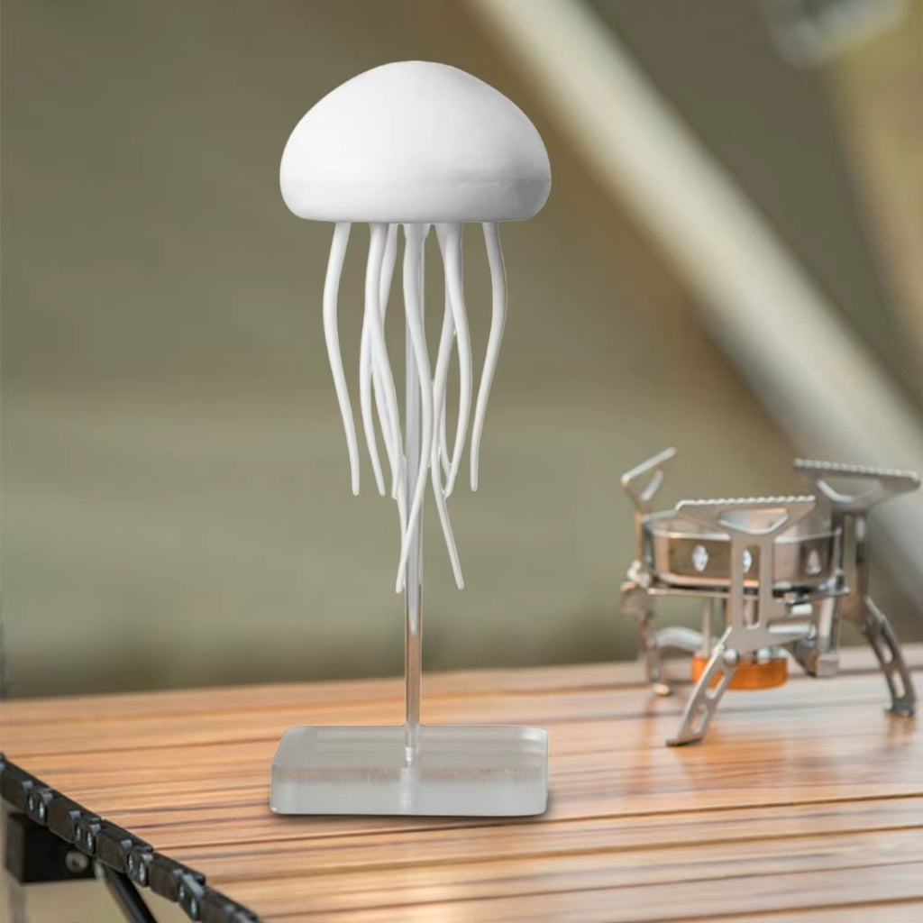 LED Jellyfish Lamp | Colour-Changing RGB Night Light with Voice Activation, for Home Ambience and Kids’ Room Decor
