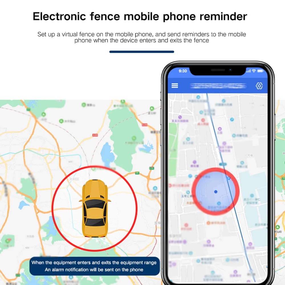 GPS Tracker with Strong Magnetic Attachment | Anti-Loss Vehicle Tracking Device for Cars and Motorcycles