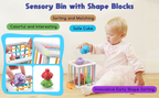 Montessori Baby Sensory Toys Set | 4-in-1 Educational, Safe & Engaging for Early Development and Cognitive Skills