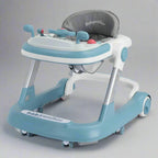 2 in 1 Baby Activity Walker | Adjustable Speed, Brake System & Musical Tray for Development and Play