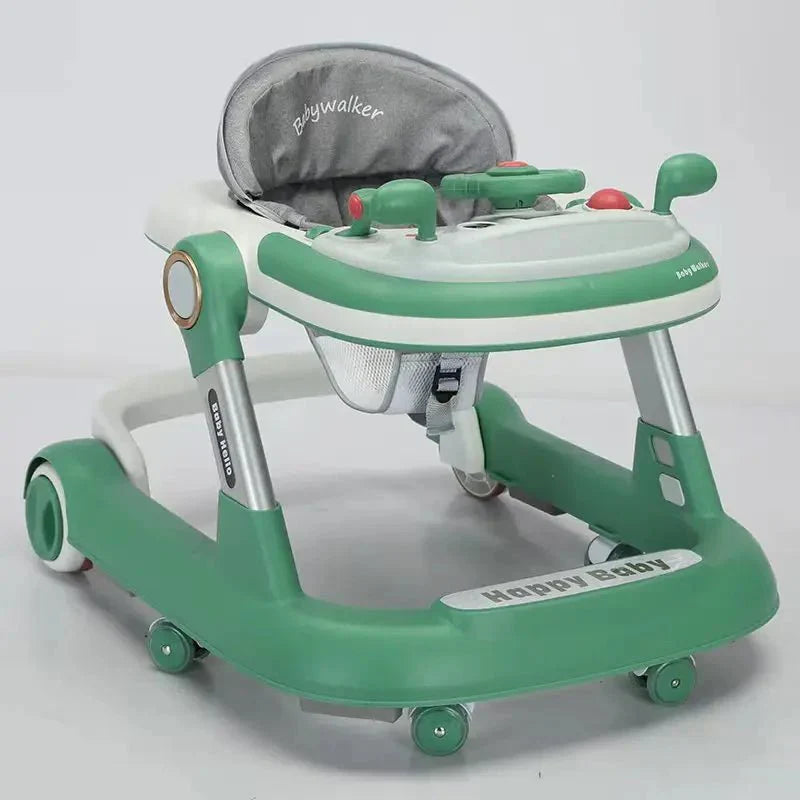2 in 1 Baby Activity Walker | Adjustable Speed, Brake System & Musical Tray for Development and Play