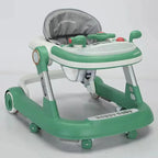 2 in 1 Baby Activity Walker | Adjustable Speed, Brake System & Musical Tray for Development and Play