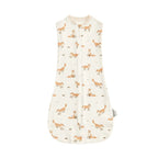 Fox pattern Swaddle Sleep Sack, soft and breathable.