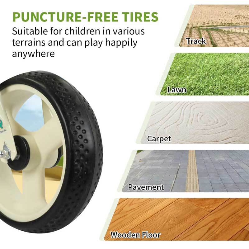 Balance Dino Bike | Adjustable Handlebars & Puncture-Proof Tyres for Toddlers Aged 2-5 Years