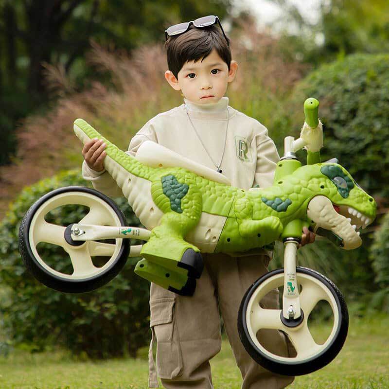 Balance Dino Bike | Adjustable Handlebars & Puncture-Proof Tyres for Toddlers Aged 2-5 Years