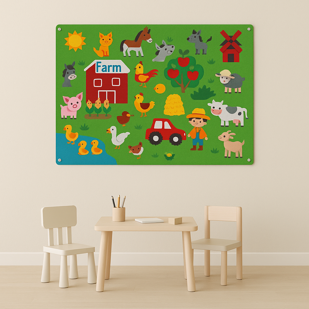 Felt Board for Kids | Durable, Educational & Encourages Imagination and Creativity During Playtime