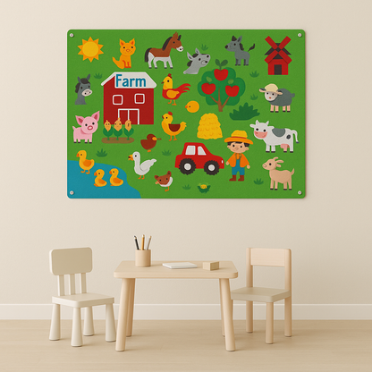 Felt Board for Kids | Durable, Educational & Encourages Imagination and Creativity During Playtime