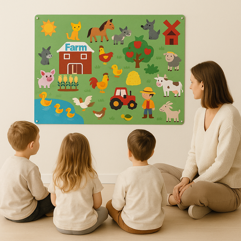 Felt Board for Kids | Durable, Educational & Encourages Imagination and Creativity During Playtime