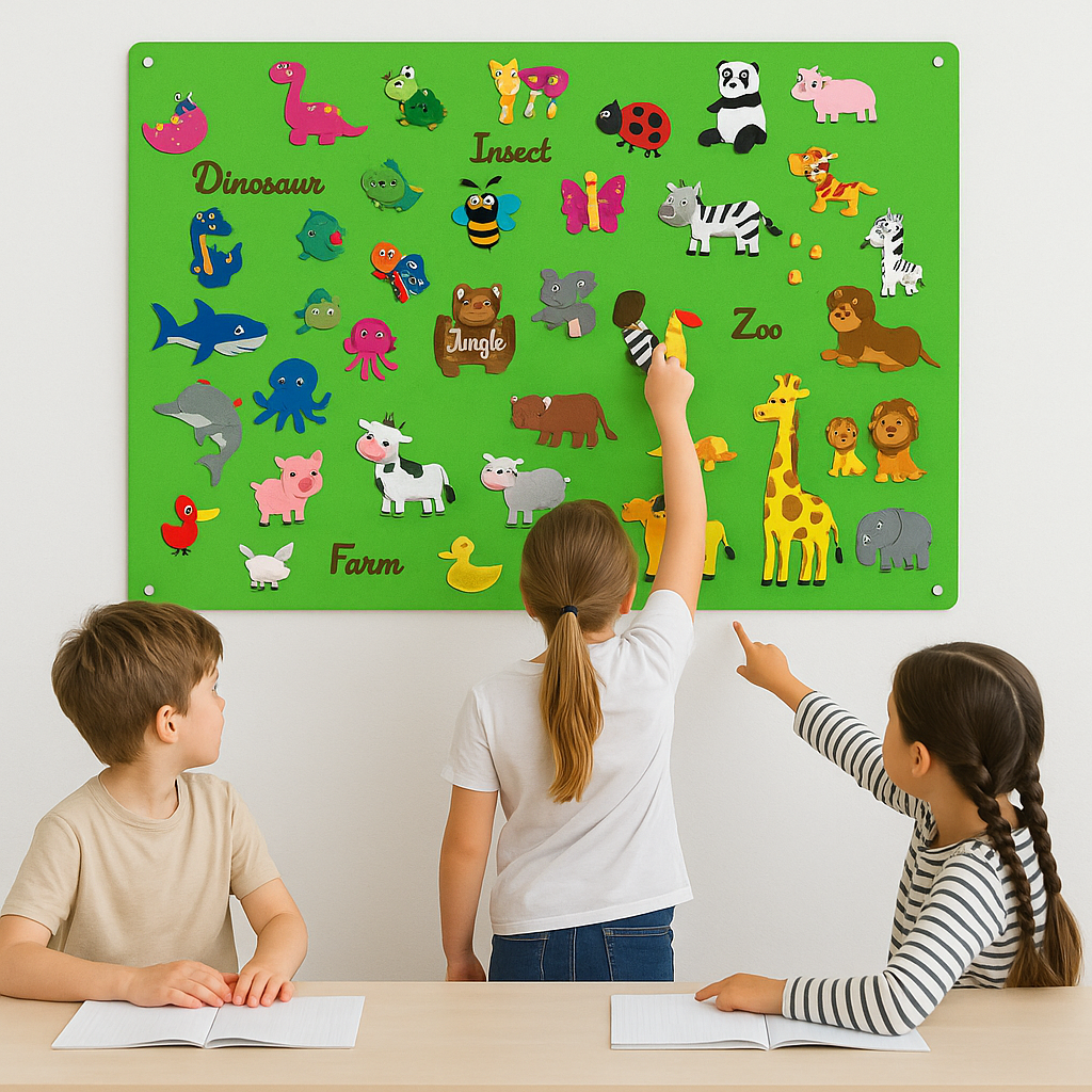 Felt Board for Kids | Durable, Educational & Encourages Imagination and Creativity During Playtime