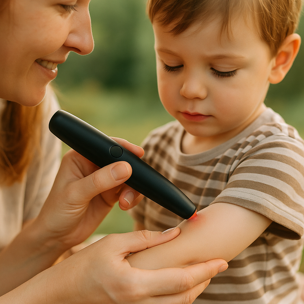 Portable Anti-Itch Mosquito Bite Relief Pen – Physical Itch Stick for Adults & Children, Fast-Acting mosquito bite zapper, Itch Relief Solution