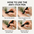 Portable Anti-Itch Mosquito Bite Relief Pen – Physical Itch Stick for Adults & Children, Fast-Acting mosquito bite zapper, Itch Relief Solution