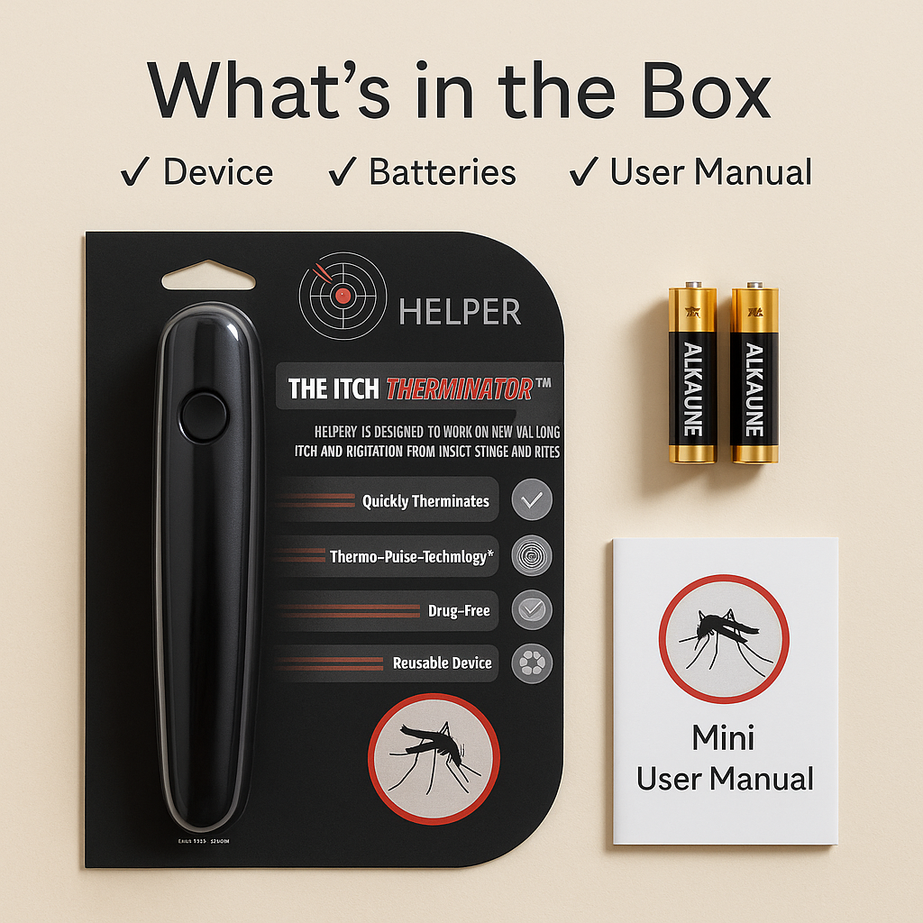 Portable Anti-Itch Mosquito Bite Relief Pen – Physical Itch Stick for Adults & Children, Fast-Acting mosquito bite zapper, Itch Relief Solution