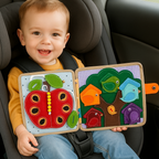 Montessori Sensory Giraffe Story Book | Interactive, Travel-Friendly & Ideal for Early Learning and Fine Motor Skill Development