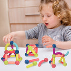 Magnetic Building Sticks Set - Creative Magnet Toys for Kids - STEM Educational Construction Toys for Imaginative Play