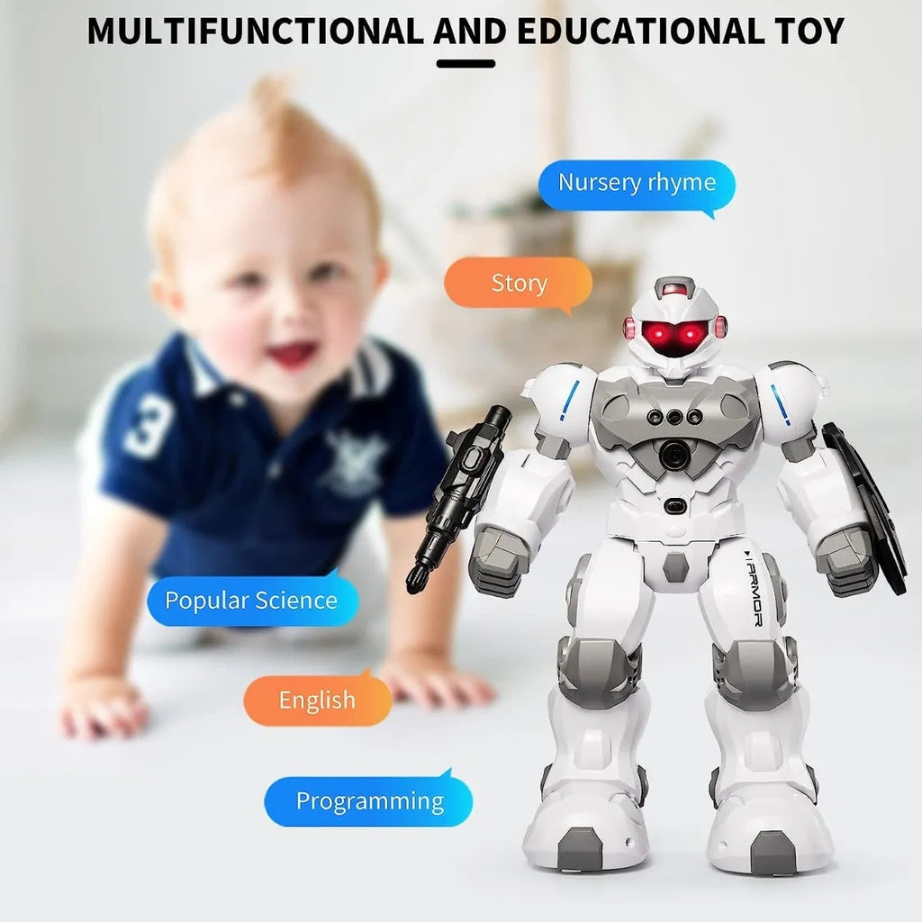Interactive Gesture-Control Robot | Programmable, Remote-Controlled & Engaging Toy for Kids Aged 5-9 Years