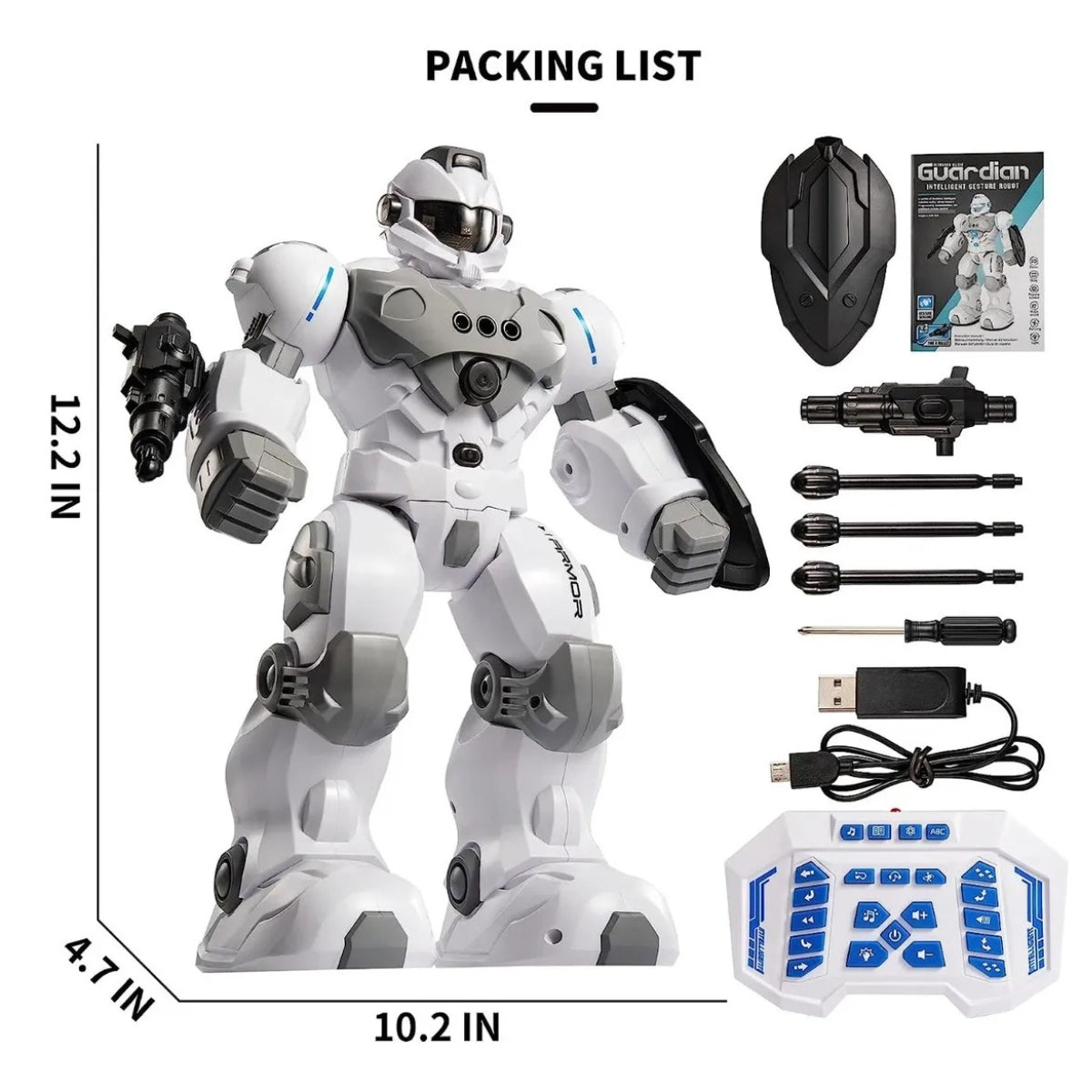 Interactive Gesture-Control Robot | Programmable, Remote-Controlled & Engaging Toy for Kids Aged 5-9 Years