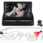 Infant Car Camera | Baby Camera HD Quality, Night Vision & Easy Installation for Safe Monitoring of Your Child While Driving