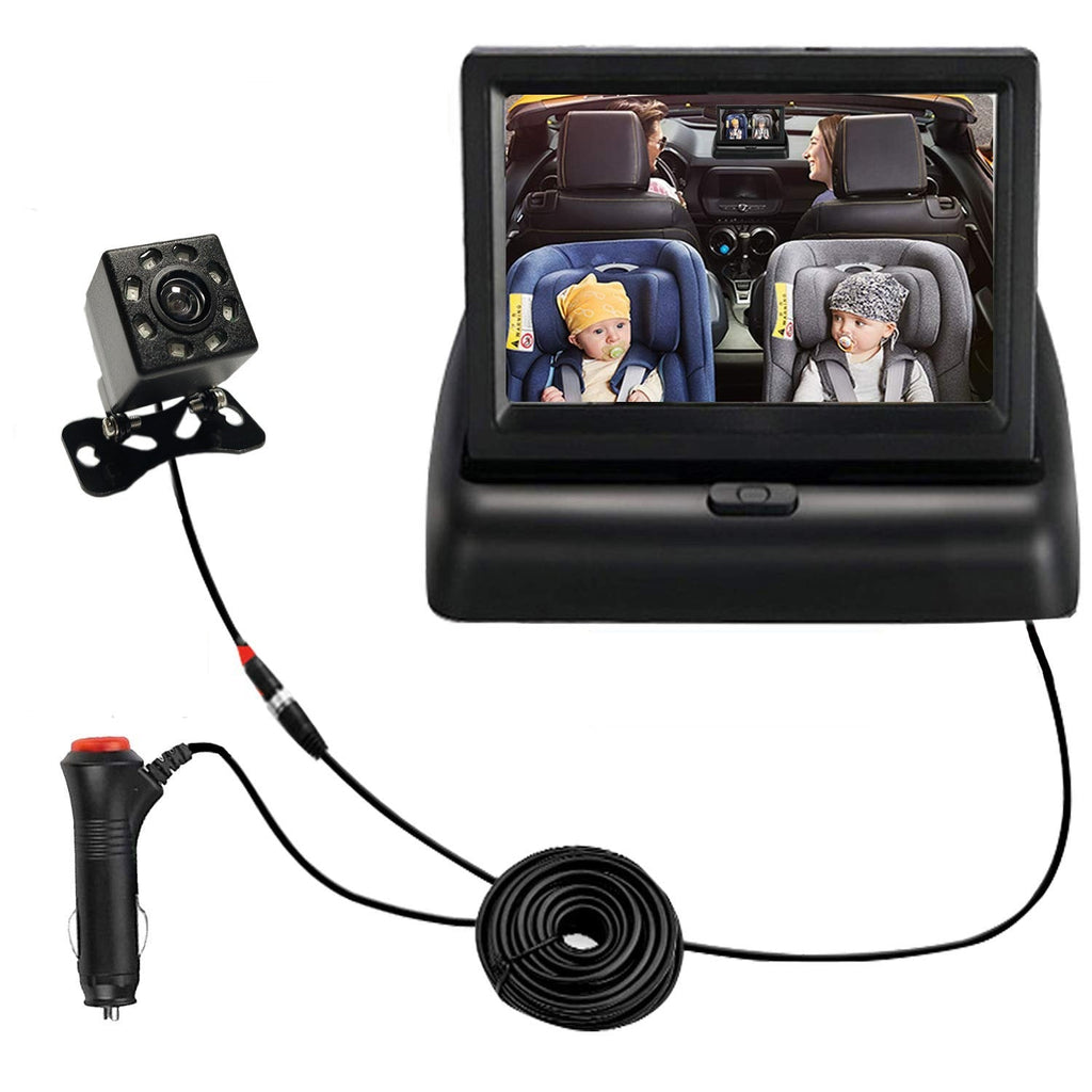 Infant Car Camera | Baby Camera HD Quality, Night Vision & Easy Installation for Safe Monitoring of Your Child While Driving