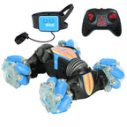 2-in-1 Remote Control Stunt Car with Hand Control & Extra Remote for Kids and Adults, Perfect for Indoor and Outdoor Play