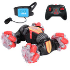 2-in-1 Remote Control Stunt Car with Hand Control & Extra Remote for Kids and Adults, Perfect for Indoor and Outdoor Play