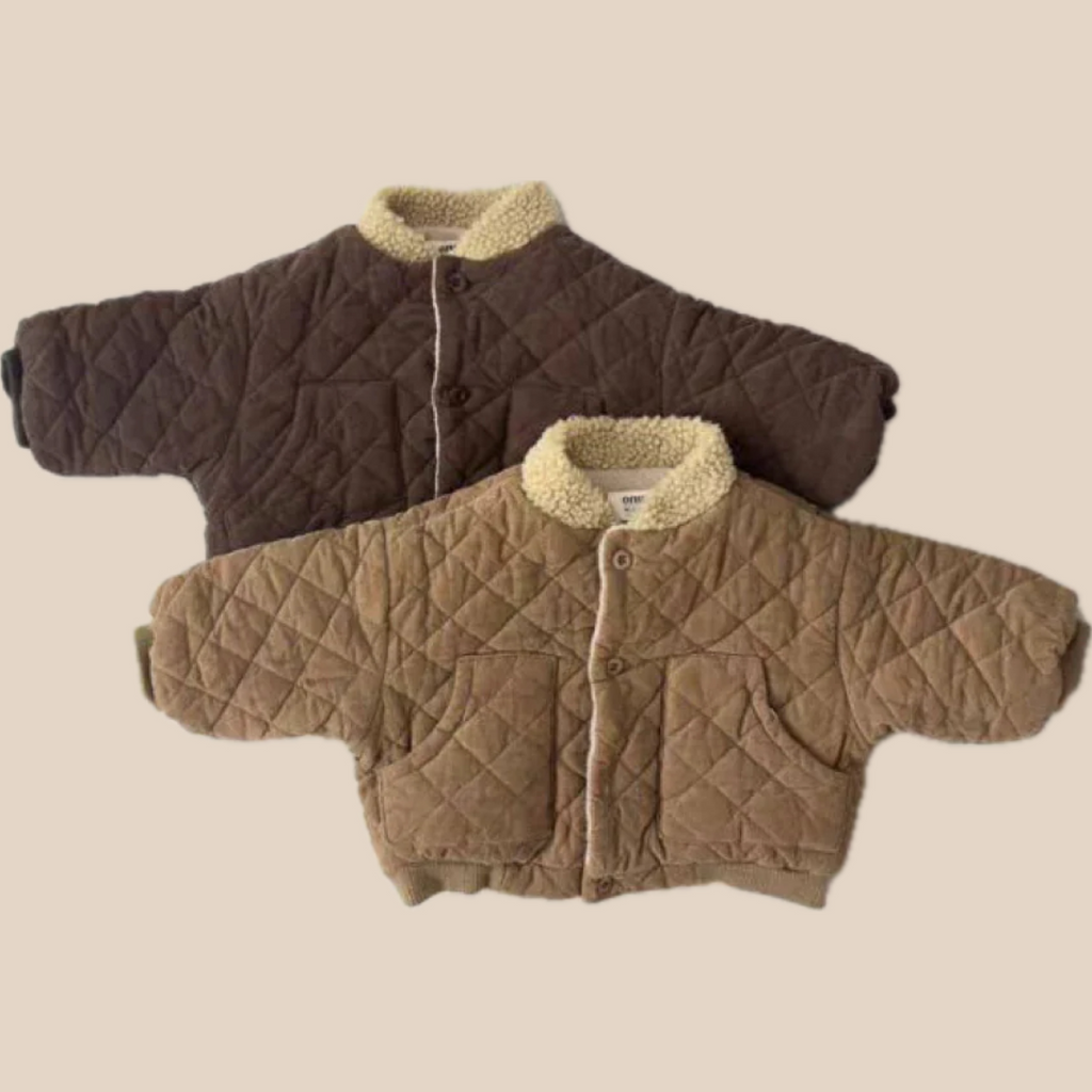 Padded Jacket for Boys | Baby Boy Jacket Soft Cotton, Warm Sherpa Lining & Ideal for Autumn and Winter Wear