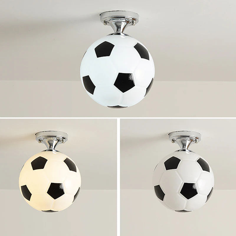Football LED Ceiling Light | Dimmable, Energy-Efficient & Fun Design for Kids' Rooms