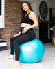 Image of Maternity Birthing Ball - Ideal Fitness Ball for Pregnant Women - 75cm Inflatable Balance Ball with Pump