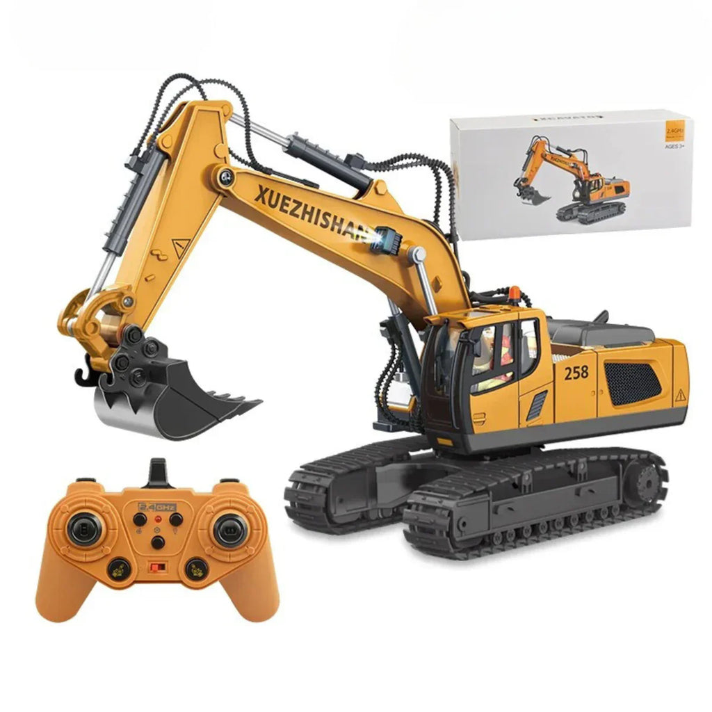 Construction Master RC Truck | Realistic Lights & Sounds for Kids' Creative Play and Coordination Development