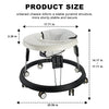 Image of Adjustable Baby Walker with Safety Features and Activity Tray for Infants Learning to Walk