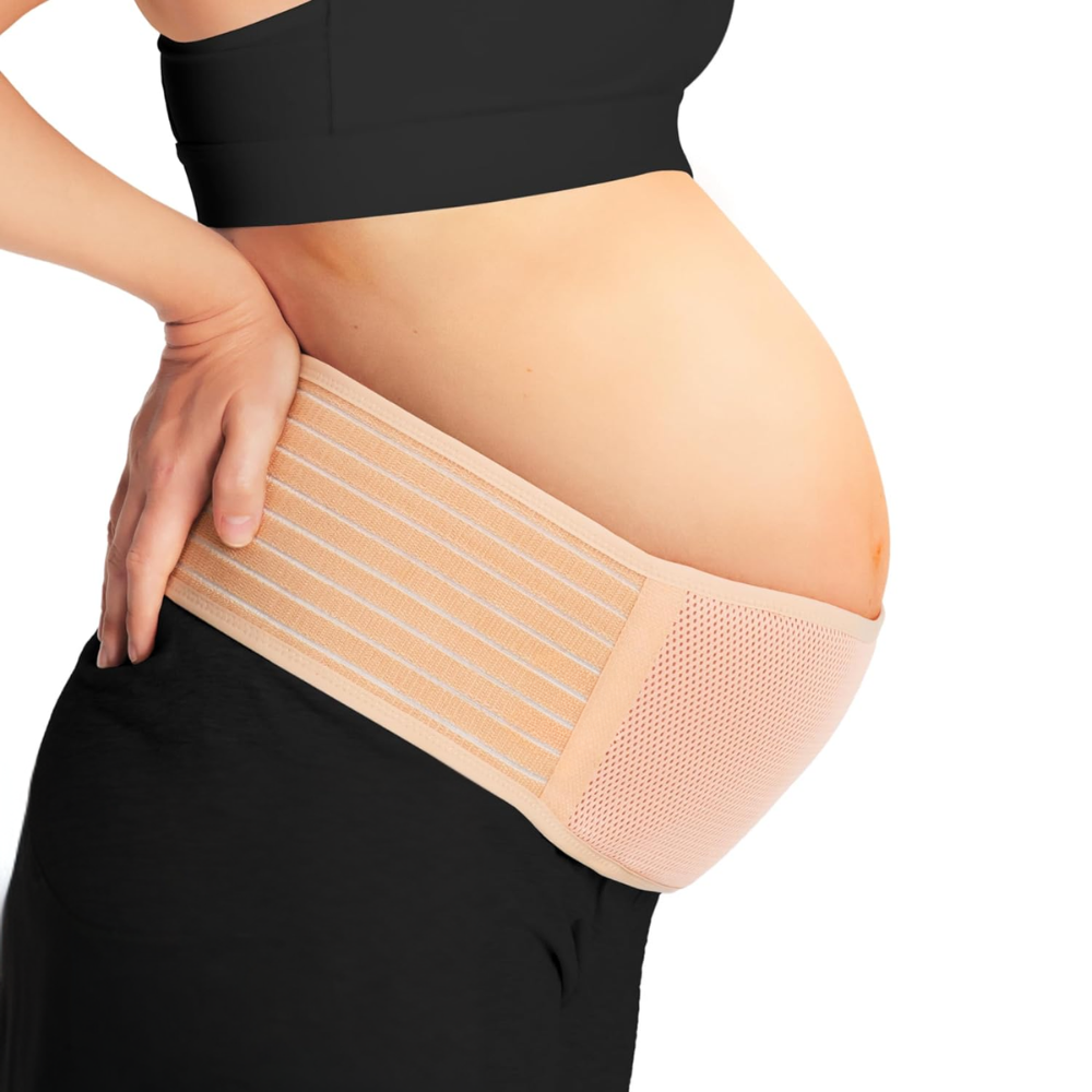 Pregnancy Support Belt for Back & Abdominal Relief – Adjustable Stomach Support for Pregnant Ladies