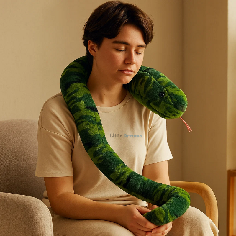 Sensory Hugging Snake 180cm | Therapeutic  Shoulder and Lap Tool | Calming Pressure for Relaxation Weighted Snake