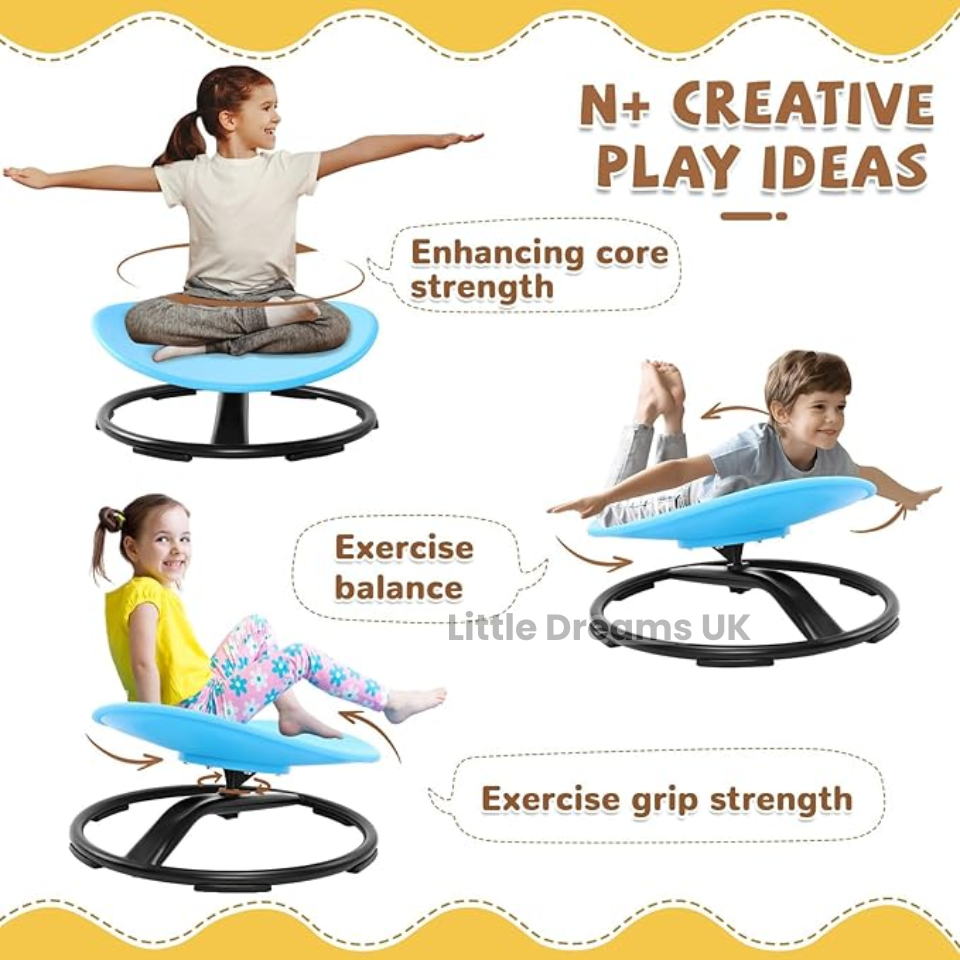 Sensory Spinning Chair for Kids – 360° Swivel Sensory Chair for Autism & ADHD | Therapy Seat for Balance & Coordination UK