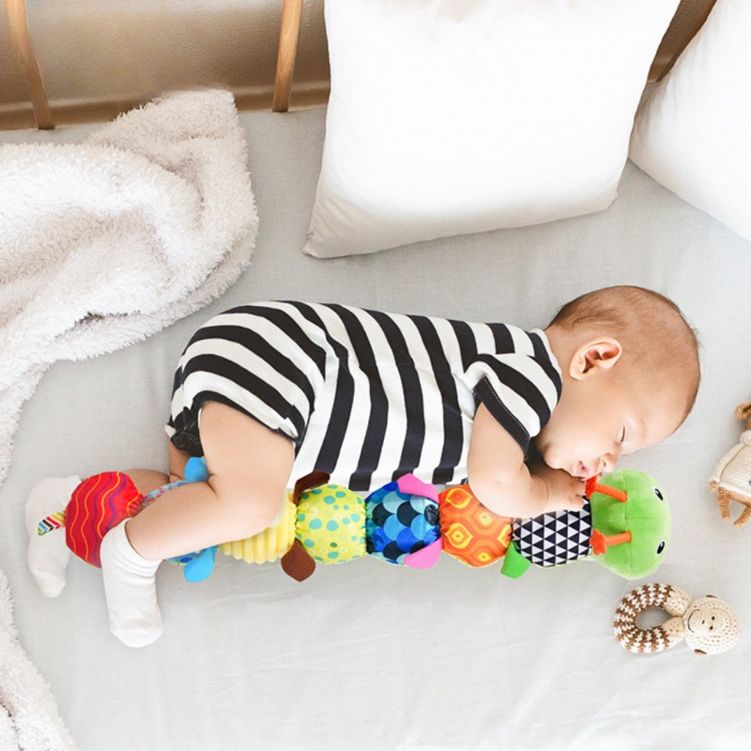 Sensory Plush Rattle Caterpillar | Soft, Musical & Ideal for Baby's Sensory Development and Playtime Fun
