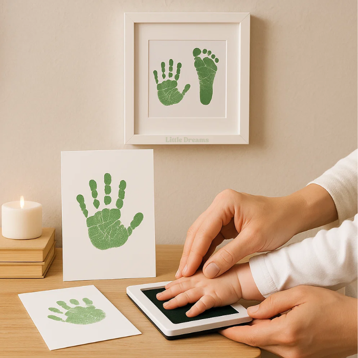 Baby Handprint Kit | Safe, Non-Toxic Ink for Lasting Memories & Unique Keepsakes for Parents and Grandparents