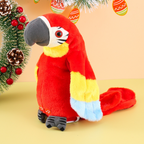 Talking and Music Playing Parrot Kids Toy | Educational, Stress-Relief Plush Companion for Learning and Relaxation