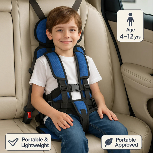 Portable Car Seat Safety Harness - Safe Booster for Travelling Children's