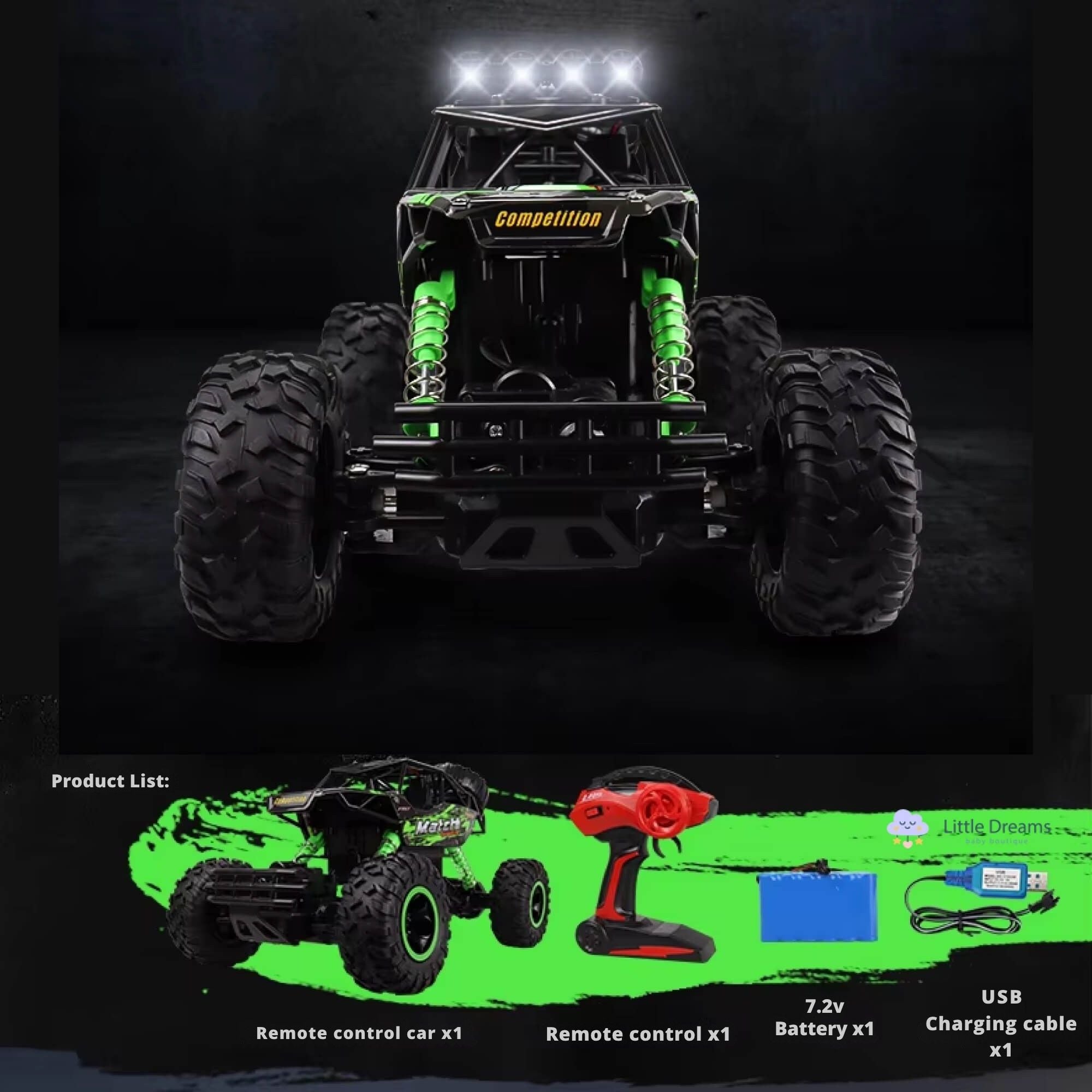 4x4 Rock Crawler Monster Truck