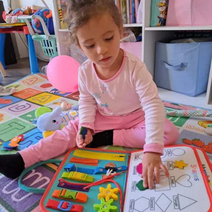 Montessori Sensory Board | Portable, Durable & Engaging Learning Tool for Toddlers Ages 2-5