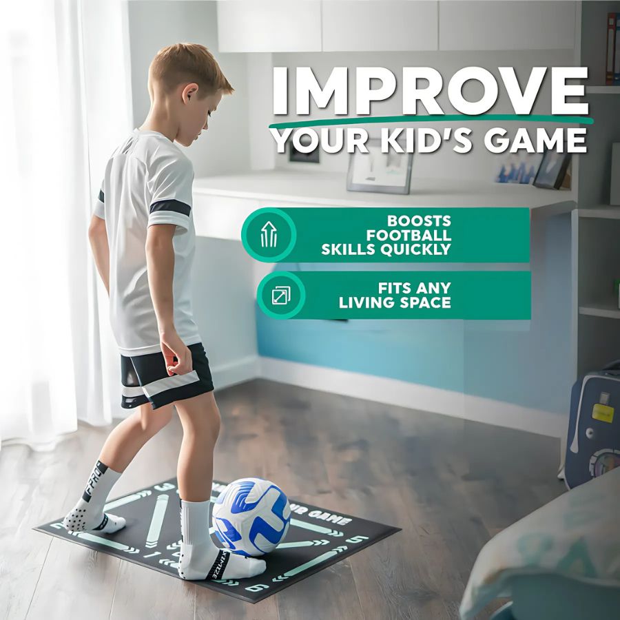 Football Training Mat | Skipping mat and Video Training Program