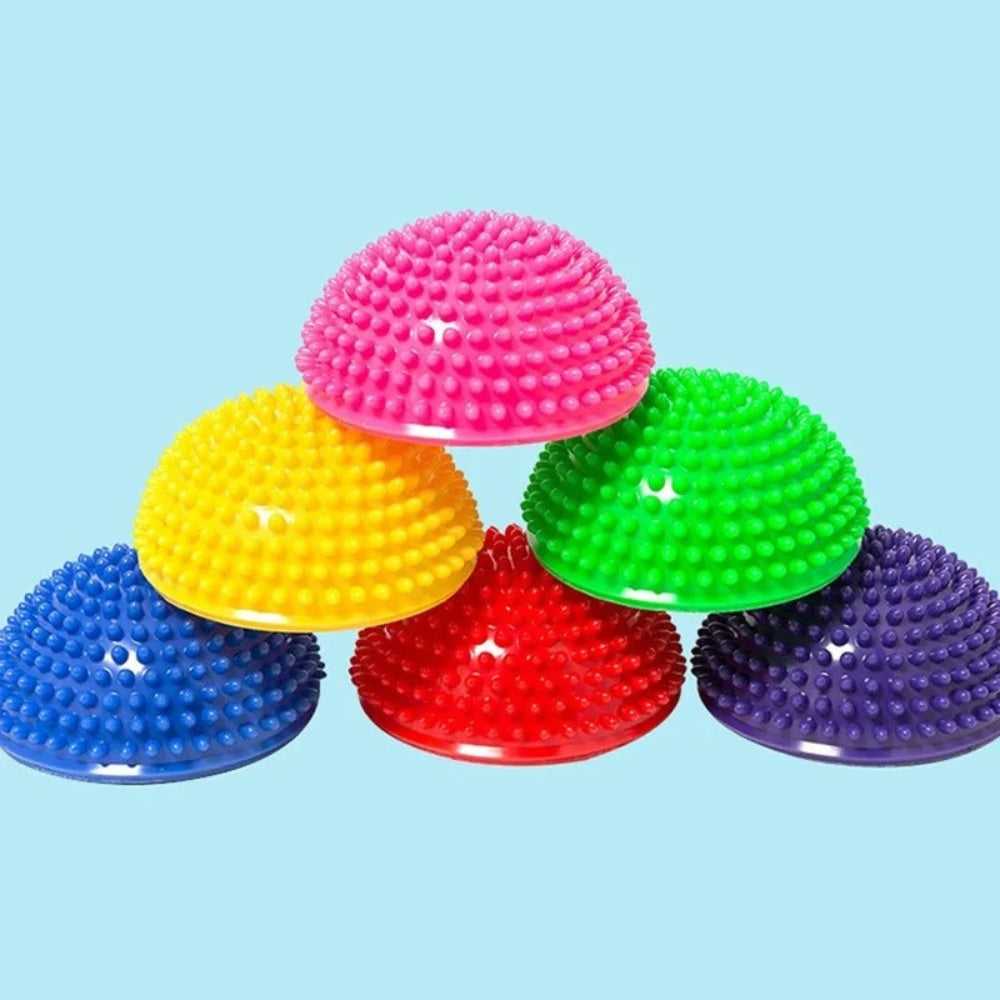 Balance Pods Set of 6 for Stability Training, Core Strengthening, and Physical Therapy Exercises