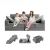 Image of Play Couch Grand | Soft Play Couch for Kids, Light Pink Possum Couch for Comfort