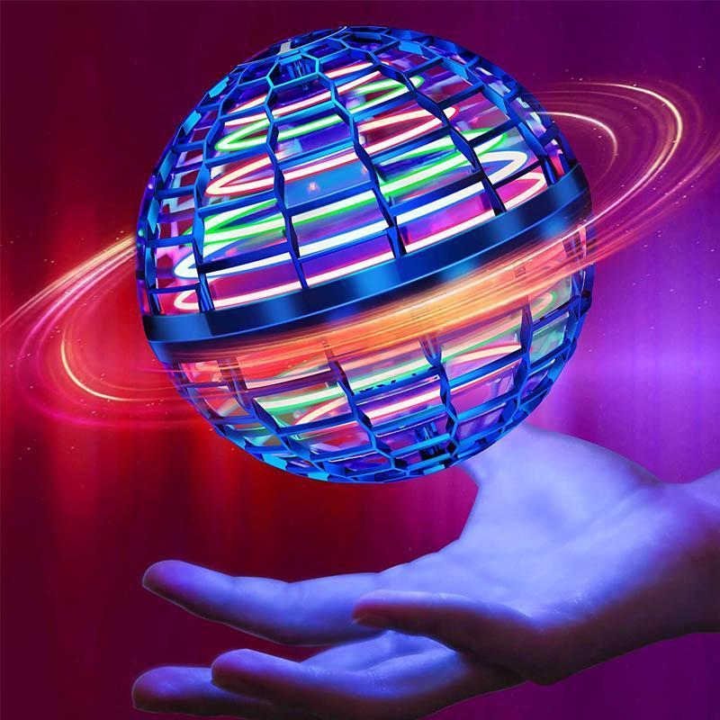 Flying Ball Spinner Toy | LED Mini Drone with Hand Movement Control for Indoor and Outdoor Play