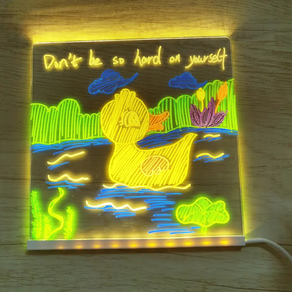 Illuminated Drawing Board for Kids - Drawing Light™ with Shining Stories Feature for Creative Art Projects